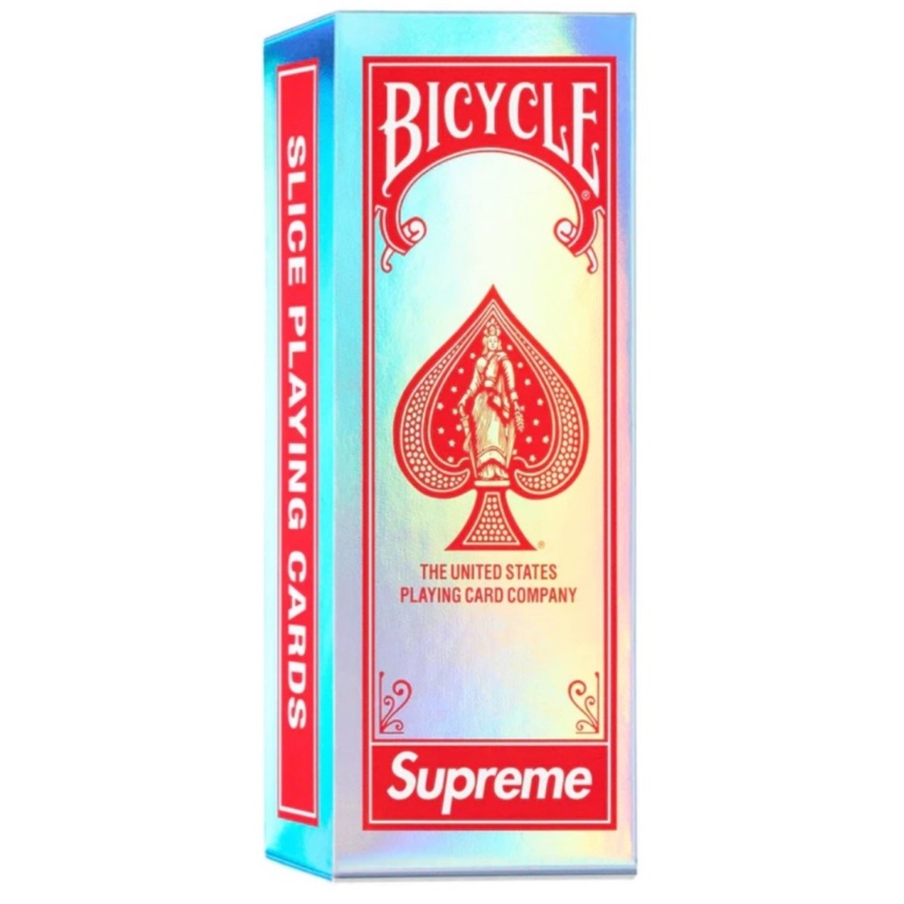 SUPREME x BICYCLE HOLOGRAM PLAYING CARDS 100% AUTHENTIC RARE BRAND NEW SEALED